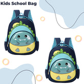 Kindergarten Cute Cartoon Kids School Bag for Boys and Girls (Navy Blue)
